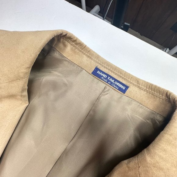 Allen Flusser sports coat. Size 40 regular.‎ Tan color. - Picture 2 of 7